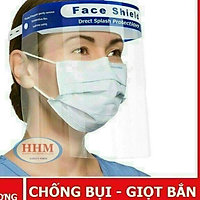Kính Face Shield Chống Giọt Bắn Phòng Dịch Nhựa trong suốt có thể đi được cả ban đêm