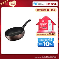 Chảo chiên sâu lòng Tefal Day By Day G1436405 24cm - Chống dính đáy từ - Dùng cho mọi loại bếp - Báo nhiệt thông minh - Hàng chính hãng