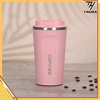 Cốc Giữ Nhiệt Coffeeholic Inox 304 Dung Tích 510ml Cao Cấp Kiểu Dáng Hàn Quốc Cầm Tay Sang Trọng BNG07