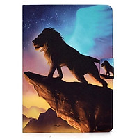 Bao Da In Hình Sư Tử Cá Tính Cho Samsung Galaxy Tab S6 Lite 10.4 Inch Sm-P610 P615