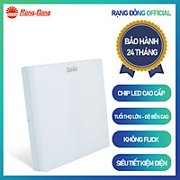 Đèn LED ốp trần vuông CÔNG SUẤT 15W Rạng Đông Model LN12 170x170/15W Dòng 1 màu ánh sáng hoặc đổi màu