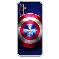 Ốp Lưng Dẻo Cho Điện Thoại Realme C3 - 01286 0250 CAPTAINAMERICA01 - Hàng Chính Hãng