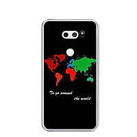 Ốp lưng dẻo cho điện thoại LG V30 - 0486 World - Hàng Chính Hãng