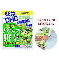 Viên uống DHC Rau Củ Quả Tổng hợp Premium 30 Ngày (Tặng 1 Gói Bột Cần Tây Sitokata)