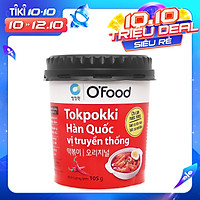 Bánh Gạo Tokpokki Hàn Quốc Ăn Liền Vị Truyền Thống O'Food Ly 105g
