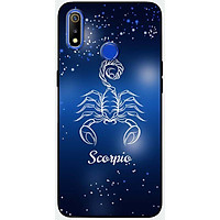 Ốp lưng dành cho Realme 3 Pro mẫu Cung hoàng đạo Scorpio (xanh)