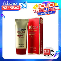 Kem nền chống nắng BB Cream UV Sun Block 3W Clinic SPF 50+ PA+++ Hàn Quốc 50ml