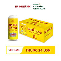 Bia Hơi Hà Nội - Thùng 24 lon 500ml