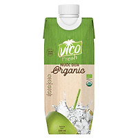 Thùng 24 Hộp Nước dừa Organic VICO FRESH 330ml