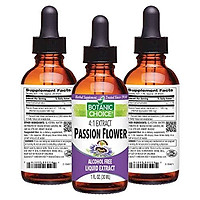 Botanic Choice Passion Flower Herb Liquid Extract - Alcohol-Free Herbal Daily Supplement - Promotes Relaxation and Restfulness Eases Stress and Tension for Overall Wellness