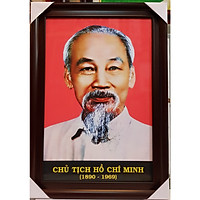 ẢNH CHÂN DUNG BÁC HỒ KÍNH YÊU -HỒ CHÍ MINH ( KHỔ 50*70CM - 60*85CM - 70*100CM)