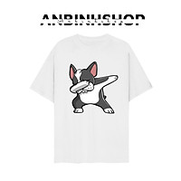 Áo thun nam nữ in hình Pug Thỏ đeo kính cực ngầu chất vải mềm mịn mát từ AnbinhShop
