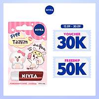 Son Dưỡng Môi Nivea Pomegranate Shine Caring Lip Balm - Tặng Kèm Ốp Son - 85207