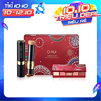 Bộ Kem nền dạng thỏi siêu che phủ kiểm soát nhờn OHUI Ultimate Cover Stick Foudation và bảng màu mắt đa năng