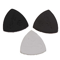 3pcs Ukulele Guitar Pick Plectrum Artificial Lenther for Mini Guitar