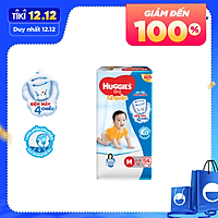 Tã Quần Huggies Dry Gói Đại M54 (54 Miếng) - Bao Bì Mới