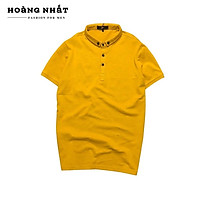 Áo thun nam cổ trụ ngắn tay H&N - A117 vải cotton xuất mềm mịn thấm hút tốt không xù