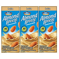 Lốc 3 sản phẩm Sữa hạt hạnh nhân ALMOND BREEZE LATTE 180ml - Sản phẩm của TẬP ĐOÀN BLUE DIAMOND MỸ - Đứng đầu về sản lượng tiêu thụ tại Mỹ