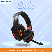Tai Nghe Chụp Tai Có Micro Tích Hợp SoundMax AH-315 | Gaming Headset SoundMax AH315 - Hàng Chính Hãng