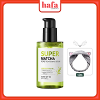 Tinh Chất Dưỡng Da Se Khít Lỗ Chân Lông Some By Mi Super Matcha Pore Tightening Serum 50ml + Tặng Kèm 1 Băng Đô Tai Mèo Màu Ngẫu Nhiên