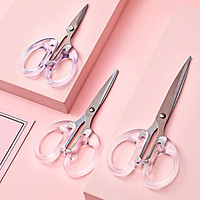 Kéo cắt giấy đầu tròn bằng thép không gỉ tiện lợi