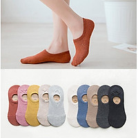 Combo 05 Đôi Tất Nữ Cổ Ngắn Chống Hôi Chân B.5281 I Phong Cách Nhật Bản