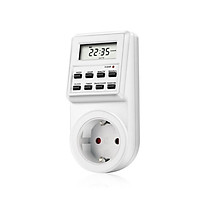 TM03 Digital Timer Plug-in Style Large LCD Display Smart Control Socket Automatically switch Up to 10 different on/off settings