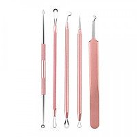 Bộ Dụng Cụ Nặn Mụn Thép Không Gỉ (5 Cái)