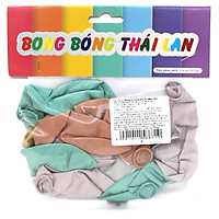 Bong Bóng Chrome Nhũ 15 Cái Nhiều Màu