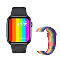 Đồng hồ thông minh cao cấp ANNCOE Watch 6 nghe gọi nhắn tin theo dõi sức khỏe chống nước IP68 + Tặng dây đeo cao cấp - Hàng Chính Hãng