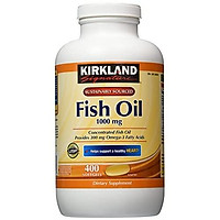 Kirkland Signature Omega-3 Fish Oil Concentrate, 800 Softgels, 1000 mg Fish Oil with 30% Omega-3s (300 mg)