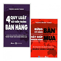 Combo sách bán hàng hay cho mọi thời đại: 4 quy luật bất biến trong bán hàng + Đừng cố gắ
