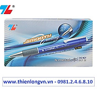 Hộp 20 cây bút bi 0.7mm Thiên Long - TL036 màu xanh