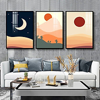 Tranh Laminate Tráng Gương - Tranh Treo Tường Phòng Khách, Phòng Ngủ Nghệ Thuật Tối Giản, Trừu Tượng 01