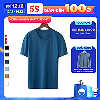 Áo Phông Nam Ngắn Tay 5S (6 Màu), Chất Liệu Cotton Mềm Mại, Thấm Hút, Kiểu Dáng Trẻ Trung, Năng Động (TSO21004)