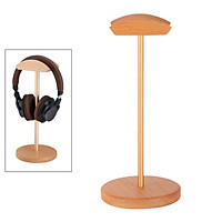 Tabletop Headphone Stand Earphone Stand with Aluminum Supporting Bar Flexible Headrest for All Headphones Size for Desktop Organization Display