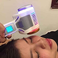 Búa nóng lạnh 2 đầu dùng massage điện di tinh chất cho spa, thẩm mỹ viện