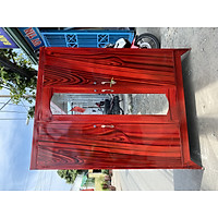 TỦ SẮT ĐỰNG QUẦN ÁO NGANG 1M2, CAO 1M8 - 3 CÁNH SƠN DẦU NHIỀU MÀU