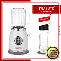 Máy Xay Sinh Tố Blender Đa Năng Masuto BL399B Công Nghệ Nhật Bản Và Bình Thể Thao Masuto 600ml - Hàng Chính Hãng