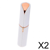 2xHair Removal Epilator Facial Remover Depilator Touch Instant Painless