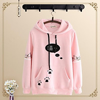 ÁO KHOÁC HOODIE CHUI CỔ NỮ CÓ NÓN FORM RỘNG CHÂT NỈ CỰC ĐẸP MẪU MỚI SIÊU HOT THỜI TRANG CAO CẤP SU002