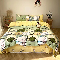 Bộ chăn ga gối cotton PL1 TẶNG 1 ÁO GỐI ÔM - tổng hợp nhiều mẫu