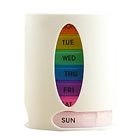 Weekly Pill Organizer 7 Day Pill Box Case Medicine Organizer Tablets Holder Dispenser Waterproof and Portable