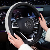 Bọc vô lăng đính đá hàng siêu cấp - cực đẹp - cực sang Bảo Hành Uy Tín Lỗi 1 Đổi 1