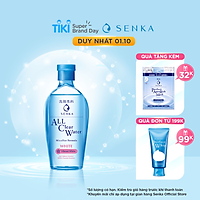 Nước tẩy trang SENKA A.L.L. CLEAR WATER Micellar Formula White 230ml