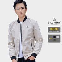 Áo Khoác Bomber Nam (4AG2T010) Chất Vải Gió Hai Lớp Chống Nước Gore-Tex Đẳng Cấp,Chính Hãng Biluxury