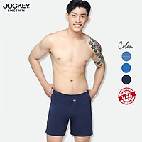 Quần Lót Nam Jockey Dáng Knit BoxerUSA Originals Xanh Đa Sắc Cao Cấp - J1124