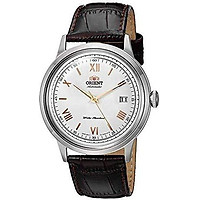 Orient Men's '2nd Gen. Bambino Ver. 2' Japanese Automatic Stainless Steel and Leather Dress Watch