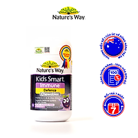 Viên Nhai Cho Bé Nature’s Way Kids Smart Immune Defence Chewables Tăng Cường Miễn Dịch Và Sức Đề Kháng 50 Viên