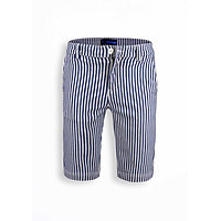 Quần Short Nam Vải Kaki Sọc Xanh Thương Hiệu Cao Cấp Sea Collection